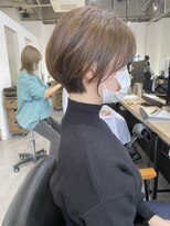 ジーニー 横浜(giinii)&nbsp;giinii_渋谷良太_前下がり_スアショート_ミルクティーベージュ