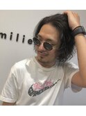 メンズカットパーマ