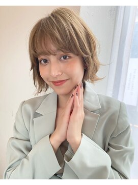 エル 横浜(eL) 【 eL 横浜 】まろやかベージュ ボブ おすすめ