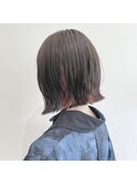 インナーカラーボブ