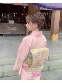 七五三☆訪問着ヘア・ルーズ夜会