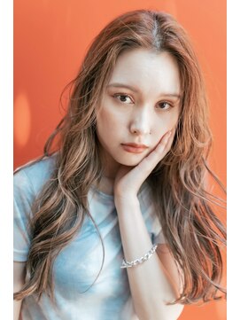 メーヴェ(Mowen) スイートAラインxゆるふわロングxグラデーションxラフウェーブ