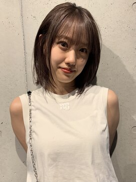 レオニード 表参道(LEONID) ラベンダーグレージュミディアムレイヤー