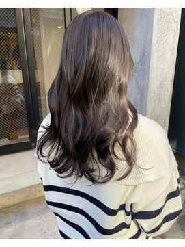 コフィー バイ メルト 吉祥寺(cofy by melt) 【松本咲花】ブリーチなし透明感オリーブベージュ艶カラー人気