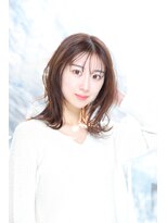 アエレ(Aere)&nbsp;【Aere池袋】シースルーバング×セミロング×外ハネ☆小林