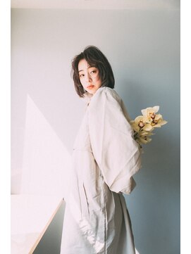 マイ ヘア デザイン 岡崎(MY hair design) 前髪/マチルダボブ/ピンクベージュ/インナーグレージュ/岡崎