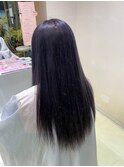 ブリーチカラー　ディープアメジスト　透明感カラー