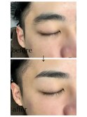 眉毛カット