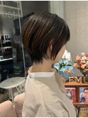 大人ナチュラルショートボブ