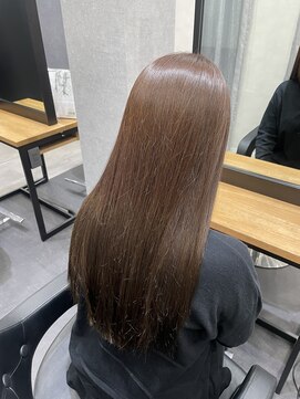 ザセカンドバイジャスミン(THE 2ND by JASMINE) 暗めカラー艶髪チョコレートブラウン