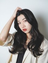 ヒョンミョン ライズバイレボ 取手店(hyon myon/RISE by REVO)&nbsp;レイヤーカット/デザインカラー/オリーブベージュ[取手/取手駅]