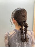 タイトツイン編みおろし