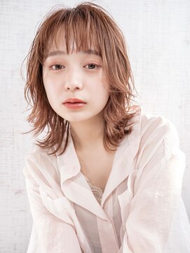 シド 表参道(s.i.d) ☆大人可愛いひし形レイヤーウルフ ハッシュカット20代30代40代