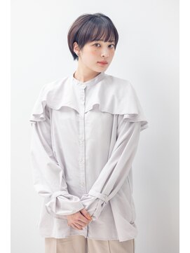 ブリング バイ スノードロップ 吉祥寺(BRING by Snowdrop) デザインカラー/レイヤーカット/ウェットヘア/オリーブベージュ