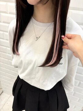 リルミー(Lilme) ショコラブラウン×インナーピンク*まゆ