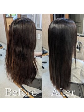 スリー(THREE) 髪質改善トリートメント 縮毛矯正 髪質改善ストレート 酸性