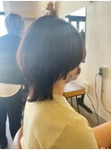 20代30代40代50代☆大人可愛いクラゲヘアーアプリコットオレンジ