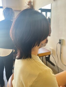 チルハウス(Chill-hus) 20代30代40代50代☆大人可愛いクラゲヘアーアプリコットオレンジ