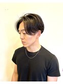 毛流れニュアンスパーマ