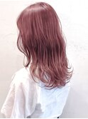 Say.黒髪ボブルフネビージュ小顔ワンレンピンクベージュパーマ