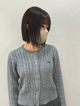 リム(Limb) ぱつっとボブ ショコラブラウン