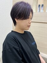 ヴィーヴォ 深江橋店(VIVO) 【VIVO】アンブレラカラーショート パープルグレー ラベンダー