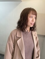 キャンバス バイ ネオリーブ 横浜西口(Canvas by neo.)&nbsp;ミディアムパーマ ウェーブ　スタイル 【miku】