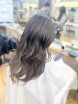 ネオリーブアイム 横浜西口店(Neolive aim)&nbsp;メルティーカラーグレージュ ツヤ髪韓国風ブリーチ【横浜】k