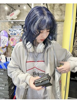 シリー(Silly) ブリーチ一回でできるネイビーブルー