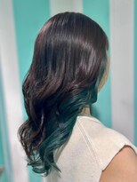 マティーナ ヘアー 池袋(Matina hair)&nbsp;【インナーカラー×グリーン】池袋美容室