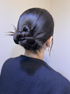 リリー シブヤ(Lilly shibuya) 【Lilly渋谷】#ヘアセット#ヘアアレンジ#編み込み#シニヨン