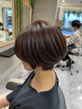 イメージア 町田店(IMAGE A) グラデェーションショートブラウン＠30代40代50代60代