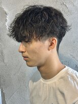 ニアウ 高崎店(Niau)&nbsp;波巻きスパイラルパーマメンズパーマメンズマッシュ群馬高崎眉毛