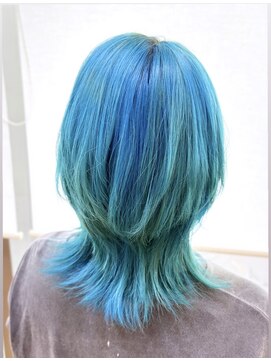 ムーア(MUA) クラゲヘア×オーシャンカラー×夏