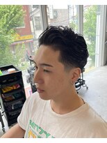 フランクスバーバーリザーブ 人形町店(FRANK’S BARBER RESERVE) ナチュラルオールバックS