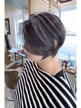ボタニカル(BOTANICAL) ダークブラウンカラー大人ボブ丸みショート