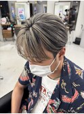 メンズハイライトバレイヤージュメッシュ