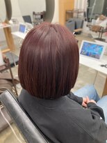 アコロン 武蔵小杉(acoron.)&nbsp;大人の透明感＊艶めきワインレッドボブ×武蔵小杉