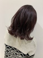 コヨーテ(coyote)&nbsp;くびれヘア チョコレートブラウン ミディアムボブ