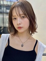 トルネード(TORNADO)&nbsp;シースルーバング 外ハネ レイヤー大人ボブ レイヤーカットA1024