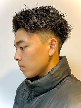 オールバックツイストスパイラル