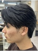 MEN'S HAIR/ブルーブラック/フェザーパーマ/錦糸町