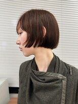 カルテ(QUARTE)&nbsp;タッセルミニボブ　オレンジブラウン