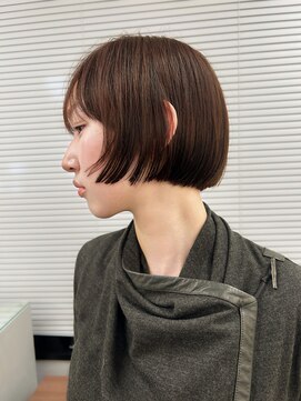 カルテ(QUARTE) タッセルミニボブ オレンジブラウン