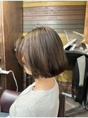 山崎　ショート【髪質再生カラー,髪質改善,髪質改善カラー】