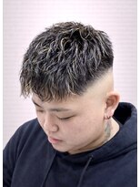 ヘアスタジオ ロメオ(hair studio Romeo)&nbsp;濡れ質感×フェード×ナチュラルハイライト