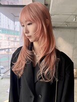 スクリーンギンザメゾン 銀座(SCREEN GINZA MAISON.) ミルクティーブロンド/ダークブルー/デジタルパーマ/銀座