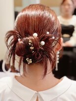 フォーエス(4S)&nbsp;カチモリヘア　～結婚式お呼ばれヘアアレンジ～