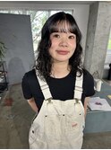 海外ガールパーマ　ミディアムパーマ