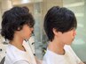 メンズ縮毛矯正＆メンズカット＆クイックケアトリートメント　￥22，000
